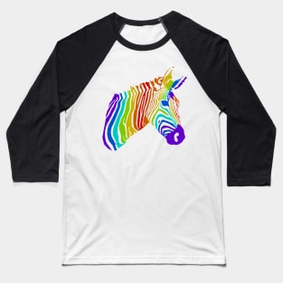 Trippy zebra Baseball T-Shirt